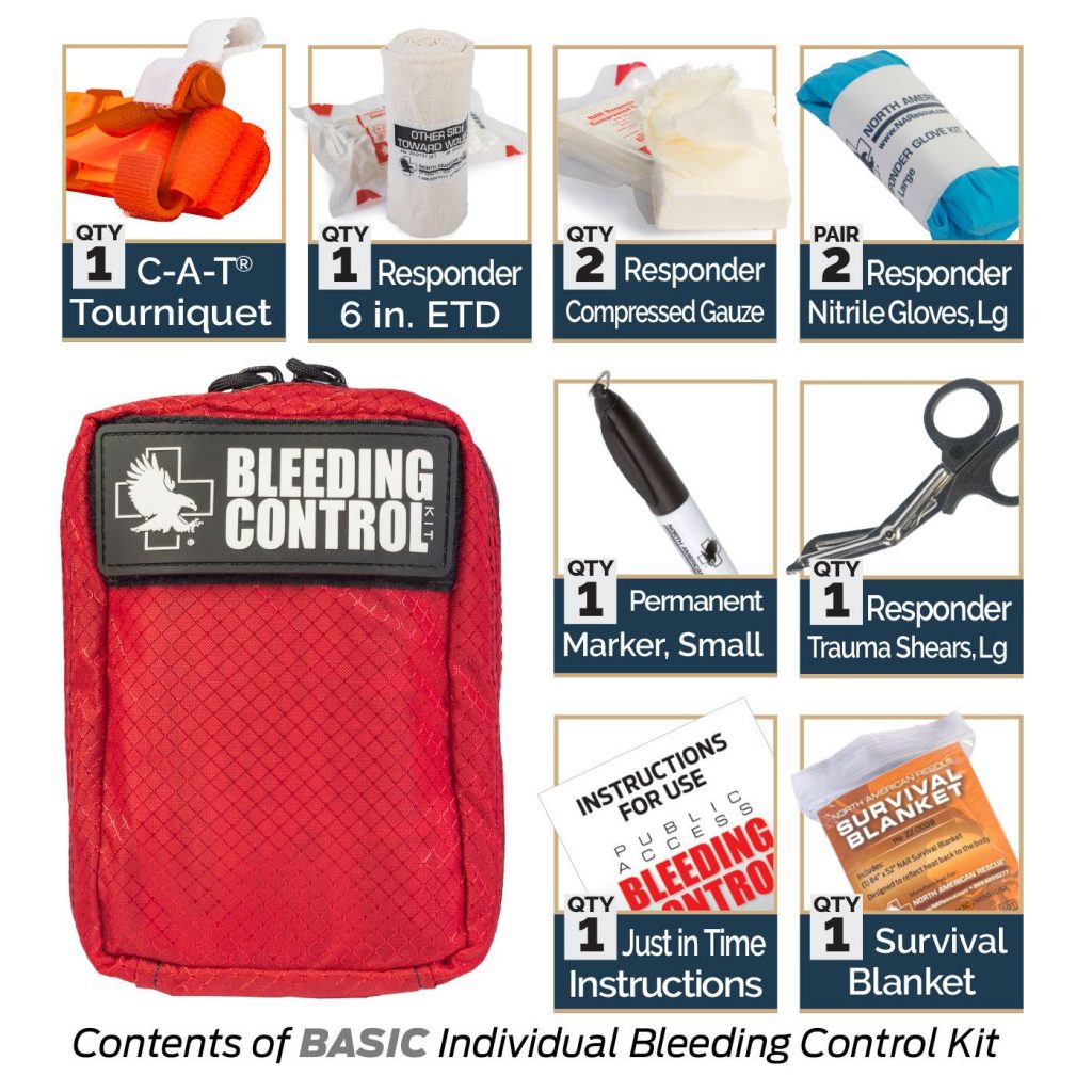 bleeding control kit básico tacticalmd
